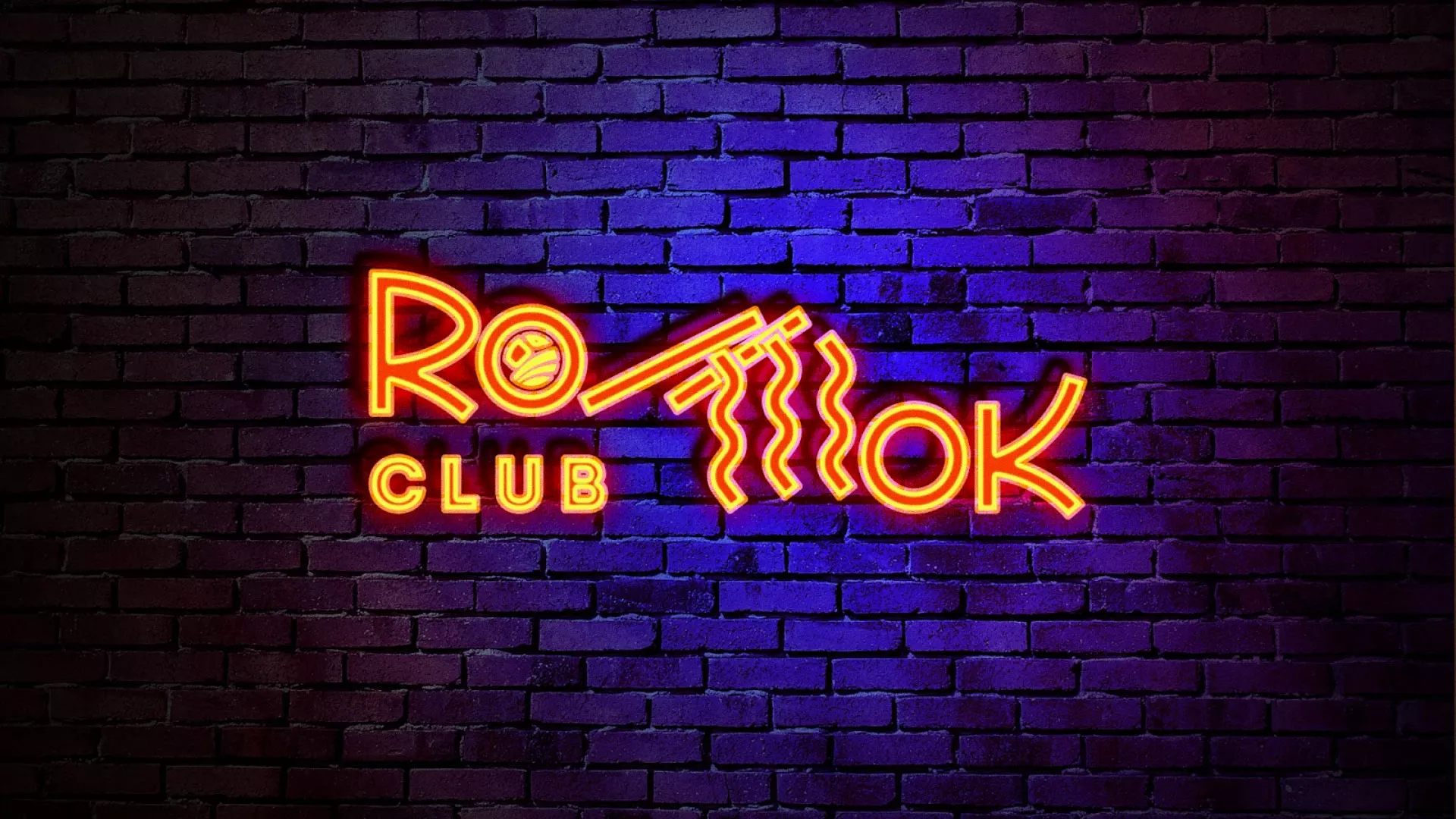 Разработка светящейся интерьерной вывески суши-бара «Roll Wok Club» в Белом Разработка светящейся интерьерной вывески суши-бара «Roll Wok Club» в Белом